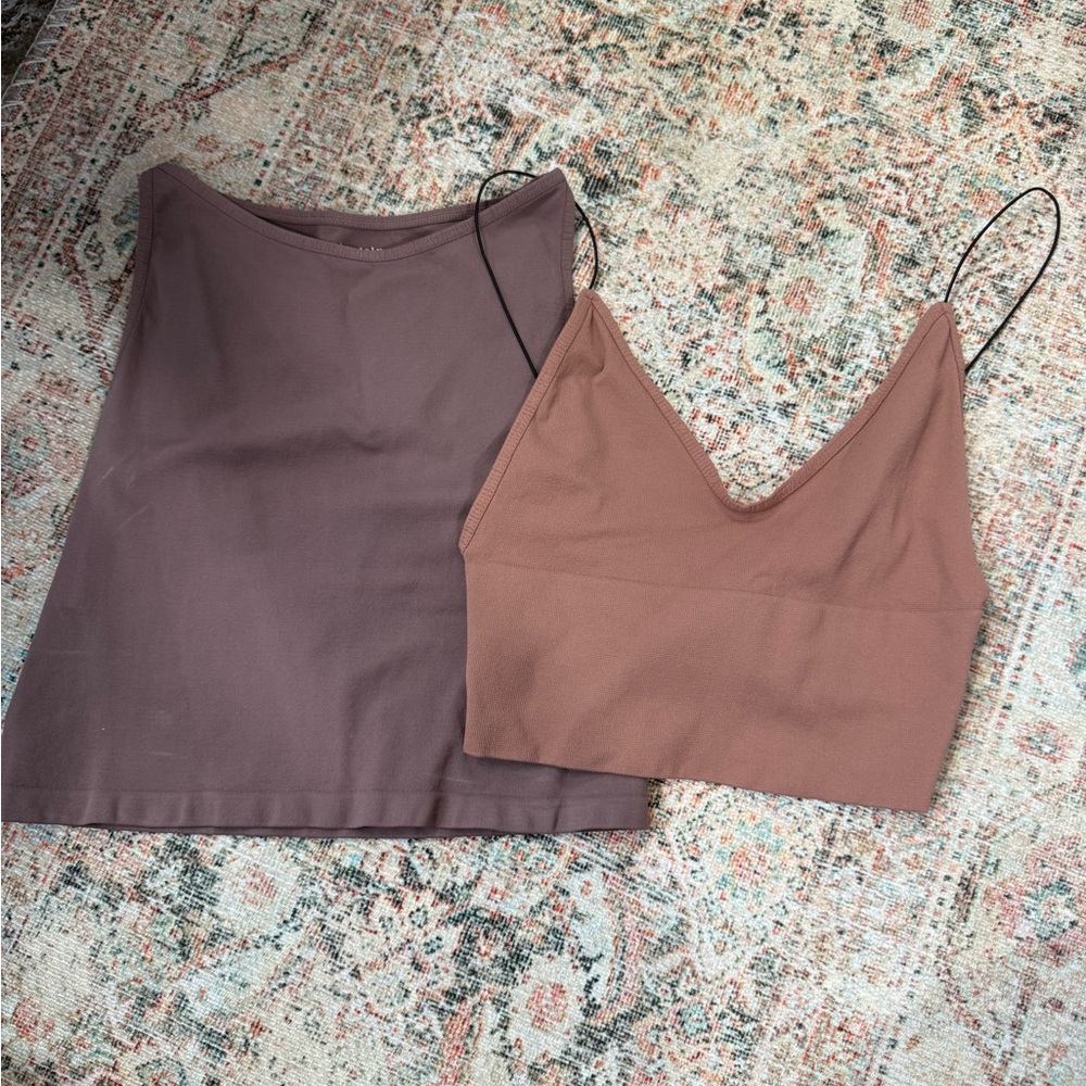 Women's Free People Brown Tank Top Set